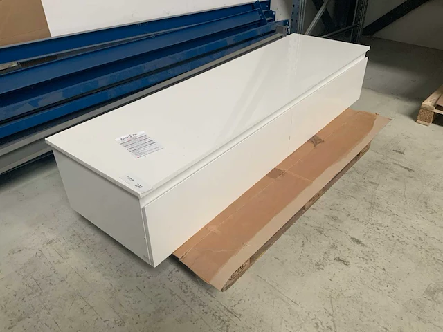 Sanijura wastafel onderkast 160cm wit - afbeelding 3 van  6
