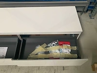 Sanijura wastafel onderkast 160cm wit - afbeelding 5 van  6