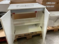 Sanijura wastafelmeubel met spiegel (2x) - afbeelding 5 van  8