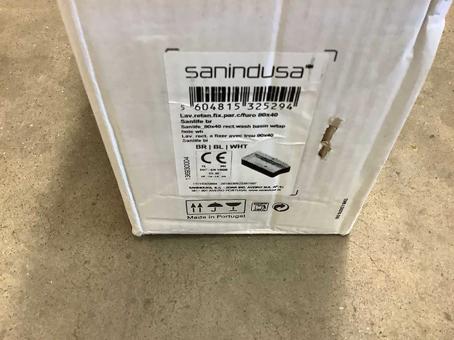 Sanindusa - sanlife - wastafel 80x35 cm - afbeelding 5 van  5