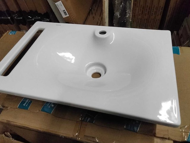 Sanindusa - wasbak met handdoekhouder. - afbeelding 2 van  4