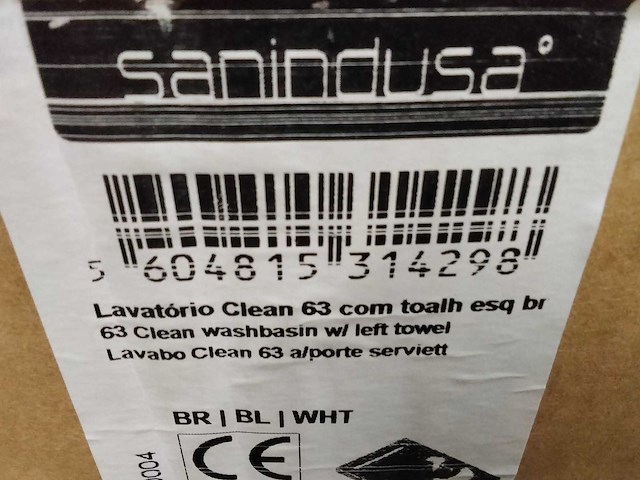 Sanindusa - wasbak met handdoekhouder. - afbeelding 3 van  4