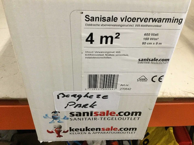 Sanisale - elektrische vloerverwarming - afbeelding 2 van  2