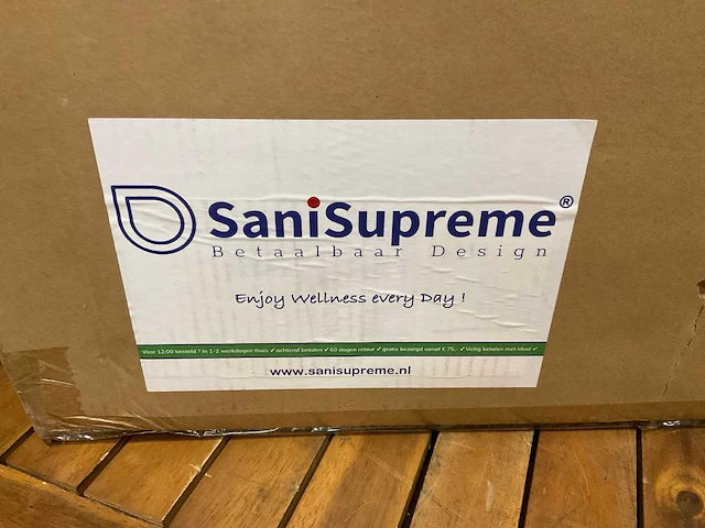 Sanisupreme sicilië opbouwdouche lcd premium - afbeelding 3 van  6