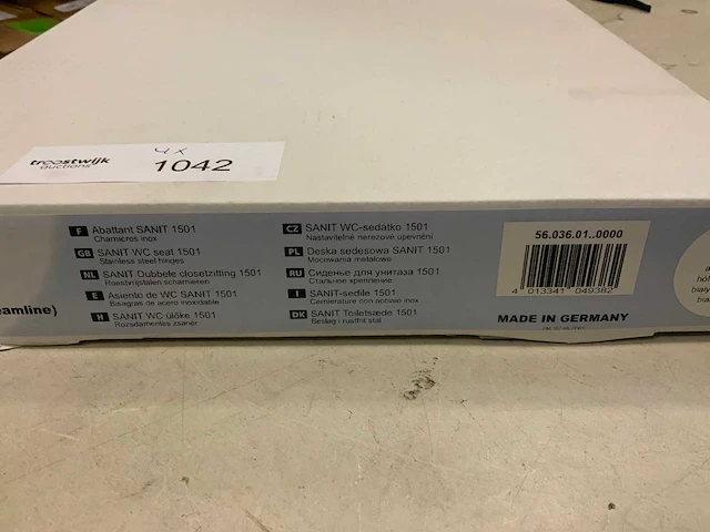 Sanit dubbel 1501 toiletbril (4x) - afbeelding 4 van  4