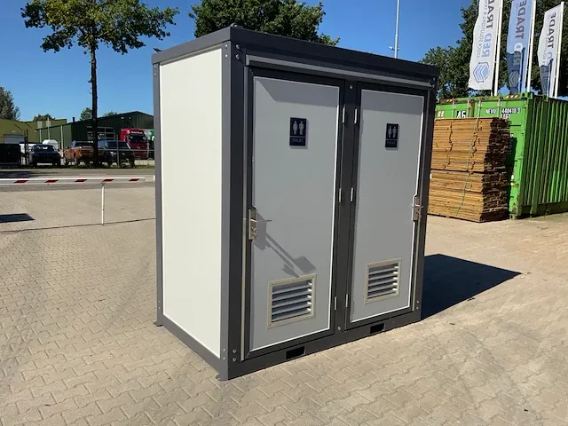 Sanitairunit dubbele toilet unit - afbeelding 3 van  14