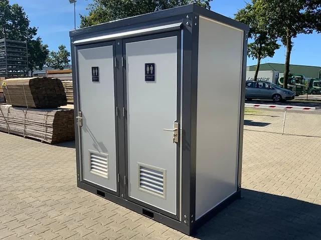 Sanitairunit dubbele toilet unit - afbeelding 4 van  14