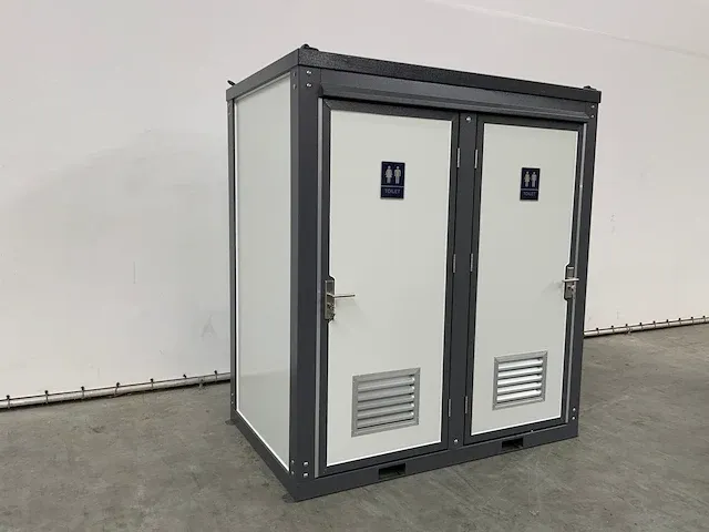 Sanitairunit dubbele toilet unit - afbeelding 1 van  14