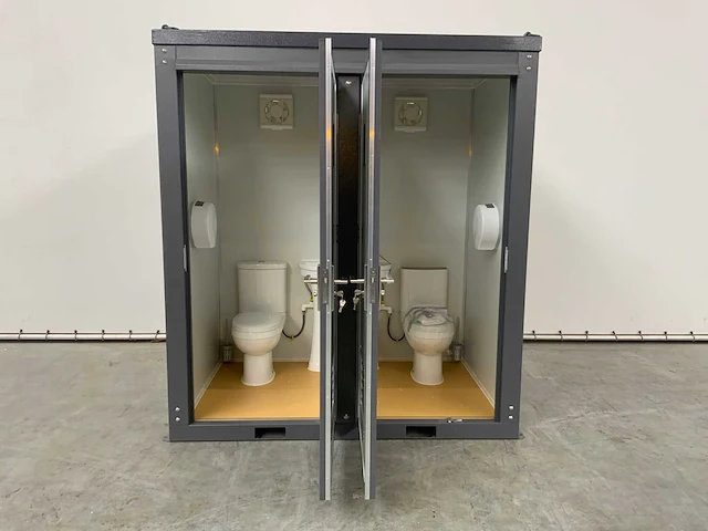 Sanitairunit dubbele toilet unit - afbeelding 10 van  14