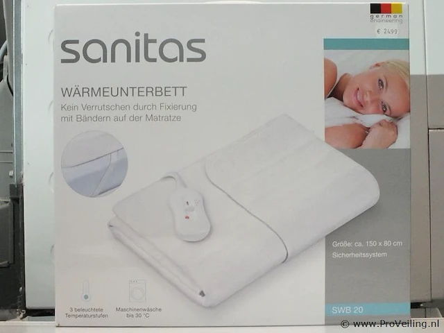 Sanitas warmte onderdeken - afbeelding 1 van  1
