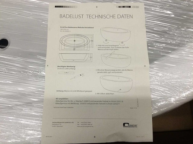 Sanitop windenroth - 80005 - duobad vrijstaand - afbeelding 4 van  7
