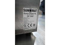 Sanomat euro-cream 6l rvs slagroommachine - afbeelding 5 van  6