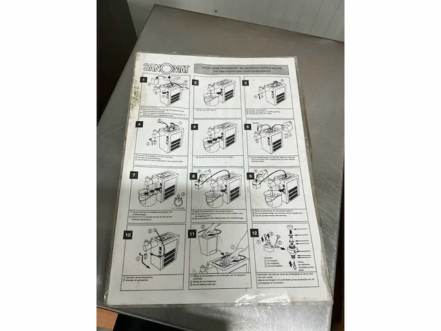 Sanomat euro-plus auto slagroom machine - afbeelding 9 van  10
