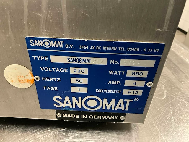 Sanomat pl3 slagroommachine - afbeelding 4 van  4