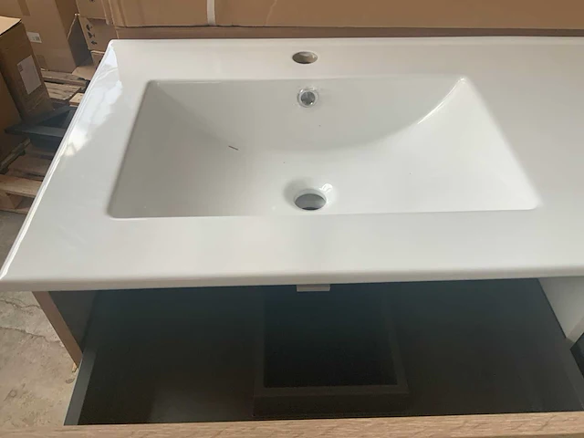 Sanox bardolino grey oak 120cm badmeubelset - afbeelding 2 van  12