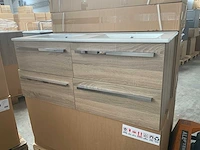 Sanox bardolino grey oak 120cm badmeubelset - afbeelding 5 van  12