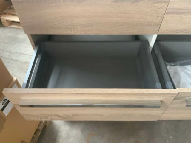 Sanox bardolino grey oak 120cm badmeubelset - afbeelding 9 van  12