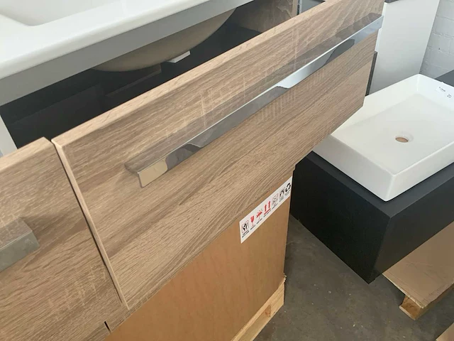 Sanox bardolino grey oak 120cm badmeubelset - afbeelding 12 van  12