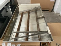 Sanox bardolino grijs eiken badmeubelset met spiegel 120cm - afbeelding 3 van  8