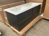 Sanox black oak badmeubel 120cm - afbeelding 1 van  8