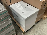 Sanox glossy white badmeubel 60cm (2x) - afbeelding 2 van  5
