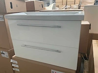 Sanox glossy white badmeubel 80cm - afbeelding 1 van  8