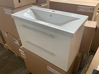 Sanox glossy white badmeubel 80cm - afbeelding 4 van  8