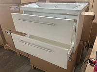Sanox glossy white badmeubel 80cm - afbeelding 7 van  8