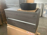 Sanox mountain larch badmeubel 100cm - afbeelding 2 van  8