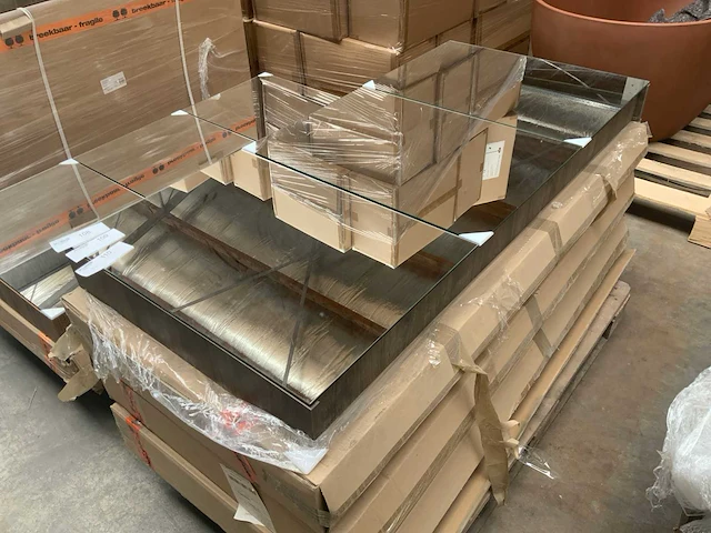 Sanox s-line espresso spiegelkast 140cm - afbeelding 1 van  5