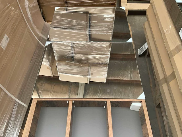 Sanox s-line raw oak spiegelkast 140cm - afbeelding 4 van  5