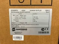 Santerno sunway m plus 2600e omvormer t.b.v. zonnepanelen (1-fase) - afbeelding 5 van  5
