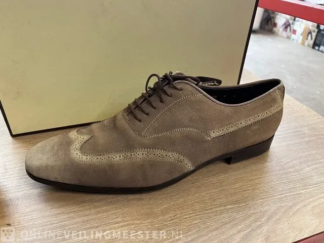 Santoni schoenen maat 43 met riem - afbeelding 2 van  8