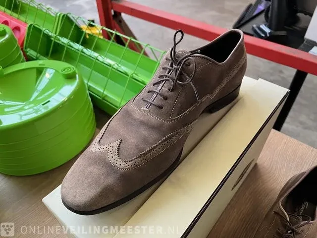 Santoni schoenen maat 43 met riem - afbeelding 4 van  8