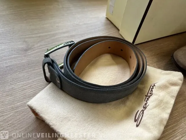 Santoni schoenen maat 43 met riem - afbeelding 7 van  8
