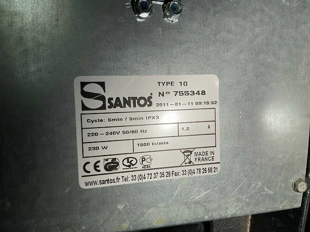Santos type 10 sinasappelpers - afbeelding 6 van  6