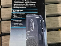 Sanyo microcassettespeler type m-5645 - afbeelding 1 van  3