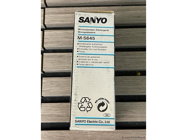 Sanyo microcassettespeler type m-5645 - afbeelding 3 van  3