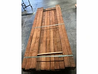 Sapeli mahonie balken 80x80 mm (27x) - afbeelding 5 van  5