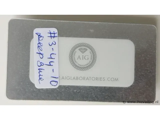 Sapphire 0.25ct aig certified - afbeelding 6 van  8