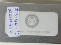Sapphire 0.25ct aig certified - afbeelding 6 van  8