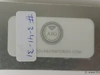 Sapphire 0.52ct aig certified - afbeelding 3 van  4