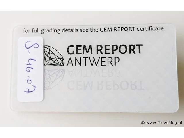 Sapphire 0.88ct gra certified - afbeelding 3 van  4
