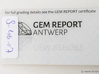 Sapphire 0.88ct gra certified - afbeelding 3 van  4