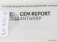 Sapphire 1.27ct gra certified - afbeelding 6 van  8