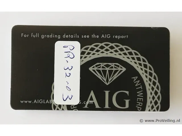 Sapphire 3.25ct aig certified - afbeelding 2 van  4