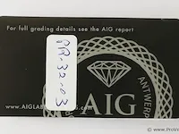 Sapphire 3.25ct aig certified - afbeelding 2 van  4