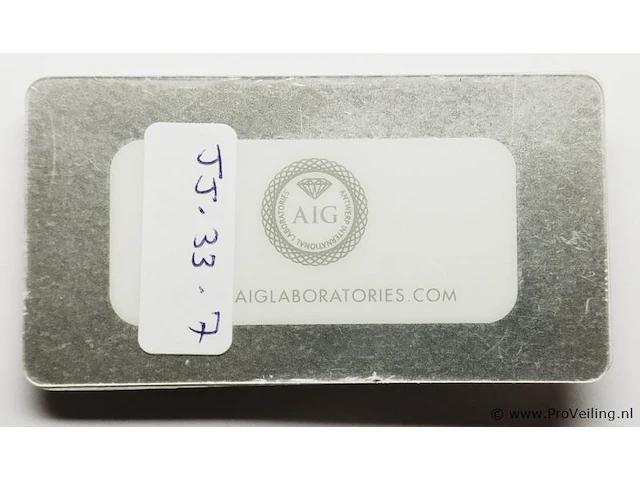 Sapphire 3.89ct aig certified - afbeelding 2 van  3