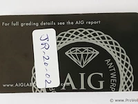 Sapphire 3.93ct gra certified - afbeelding 2 van  3