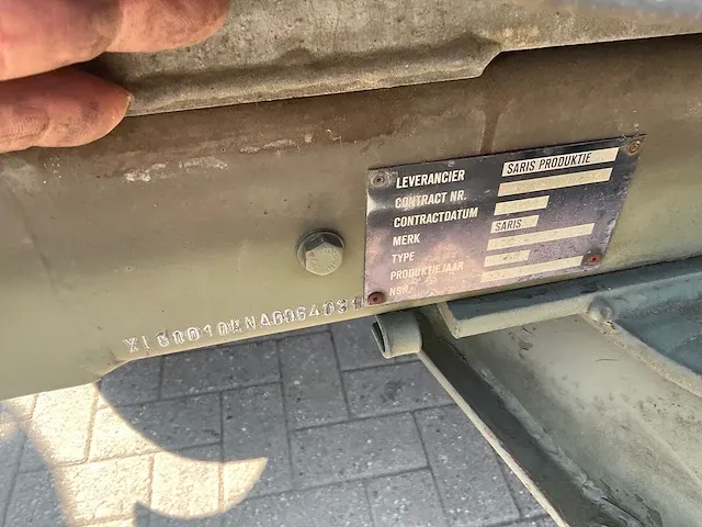Saris - vou 10 kn - dumper aanhanger - afbeelding 4 van  15